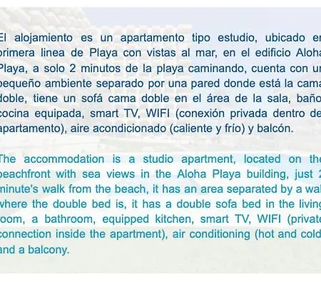Aloha Playa With Sea Views In Front Of The Apartment *